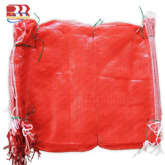 GRS SGS FDA Factory Wholesale Durável 50lb 50kg Leno Frutas Vegetais Embalagem Plástica Feijão Cebola Batata Laranja Repolho PP Tecido Tubular Malha Rede Saco